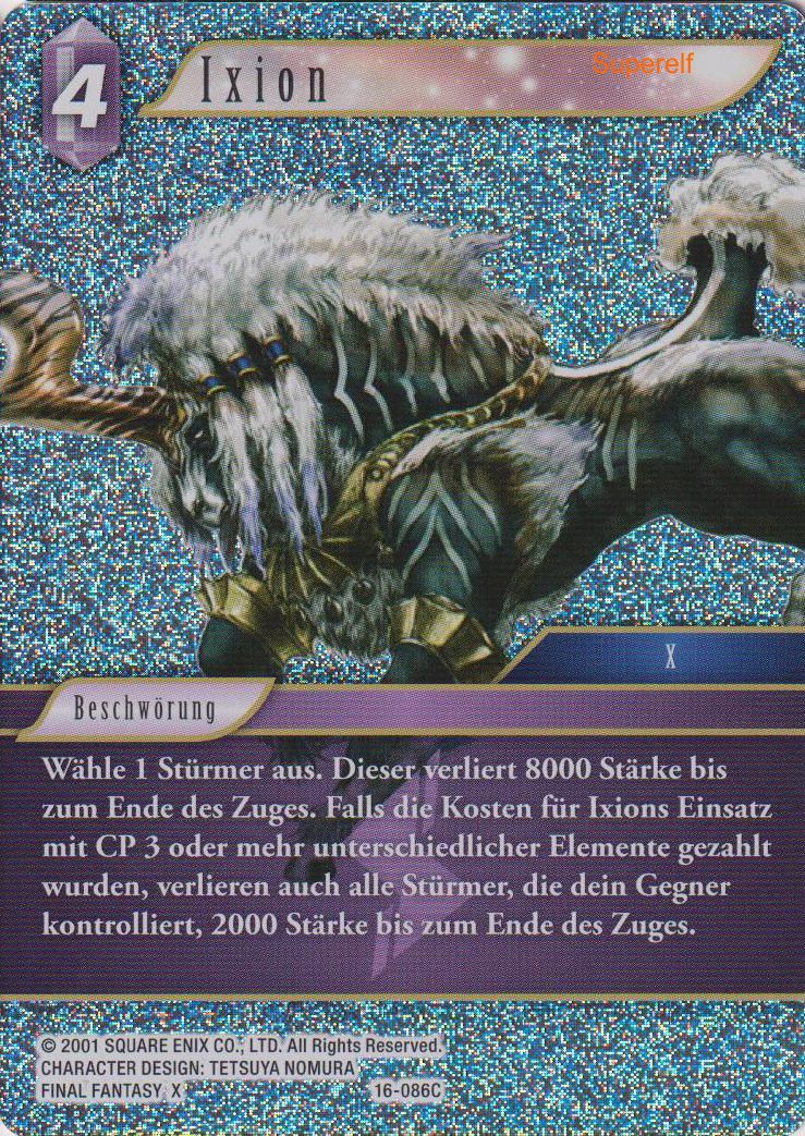 Final Fantasy Opus 16-086 C Ixion Blitz