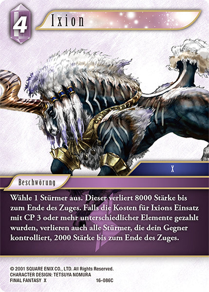 Final Fantasy Opus 16-086 C Ixion Blitz