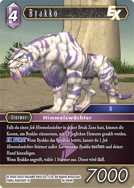 Final Fantasy Opus 16-096 R Byakko Blitz