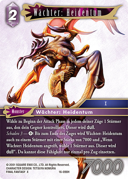 Final Fantasy Opus 16-098 H Wächter: Heidentum Blitz