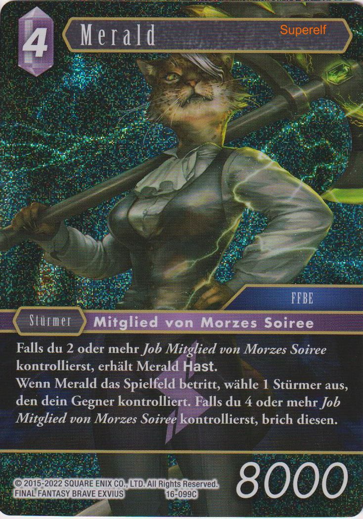 Final Fantasy Opus 16-099 C Merald Blitz