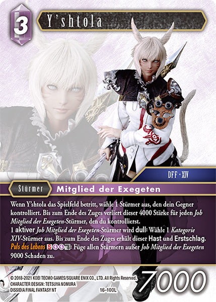 Final Fantasy Opus 16-100 L Yshtola Blitz