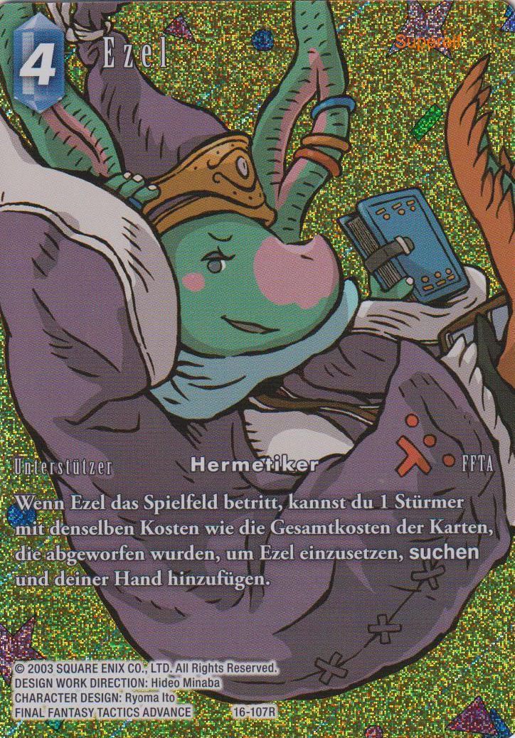Final Fantasy Opus 16-107 R Ezel Wasser