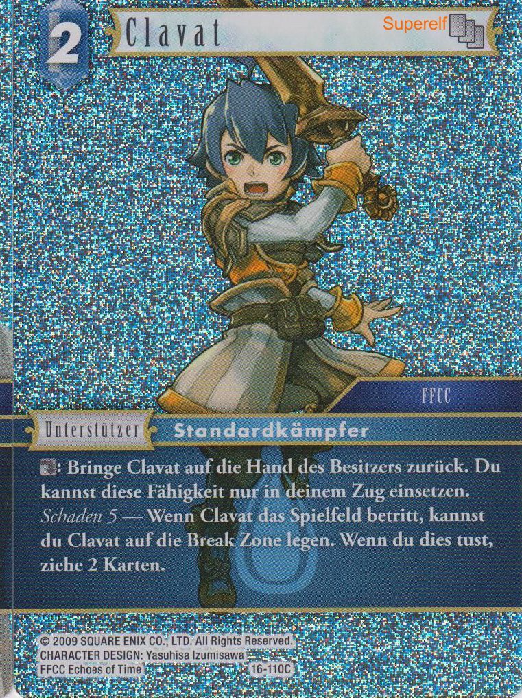 Final Fantasy Opus 16-110 C Clavat Wasser