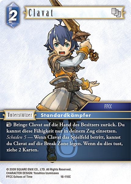 Final Fantasy Opus 16-110 C Clavat Wasser