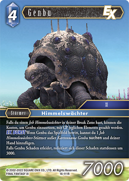 Final Fantasy Opus 16-111 R Genbu Wasser