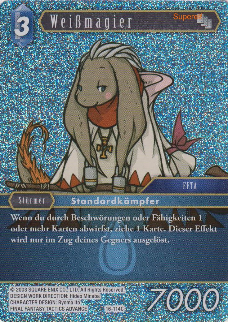 Final Fantasy Opus 16-114 C Weißmagier Wasser
