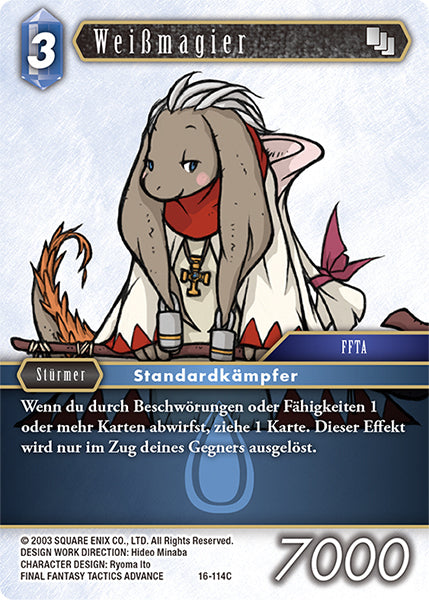 Final Fantasy Opus 16-114 C Weißmagier Wasser