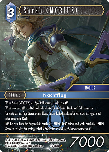 Final Fantasy Opus 16-115 H Sarah (MOBIUS) Wasser