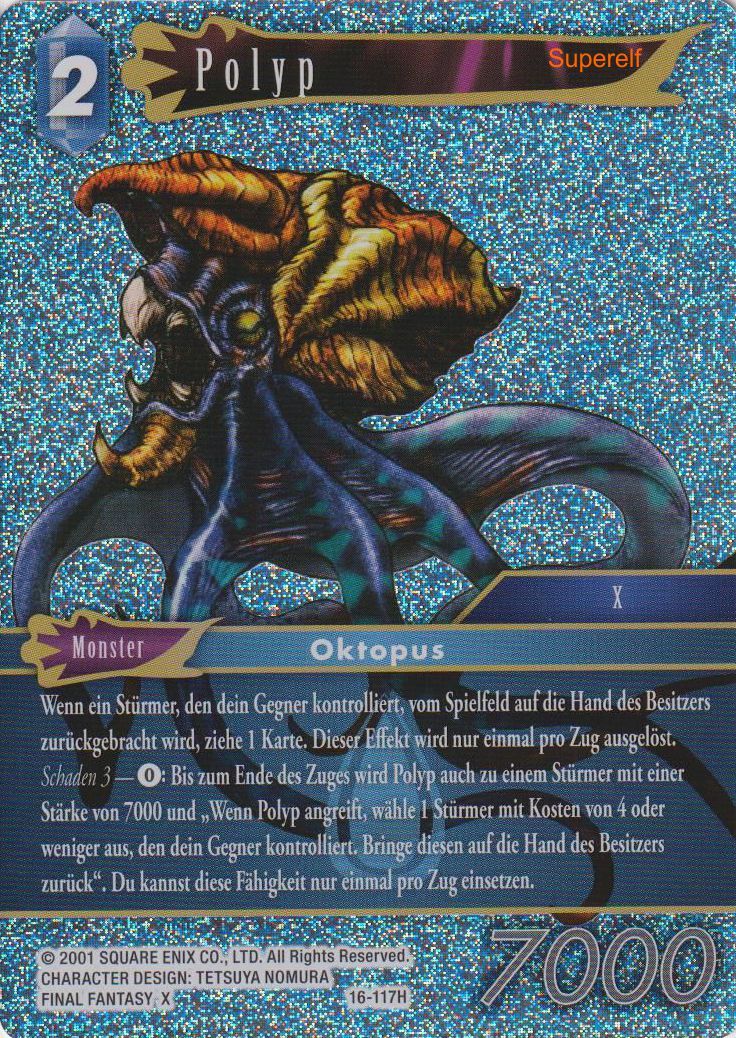 Final Fantasy Opus 16-117 H Polyp Wasser