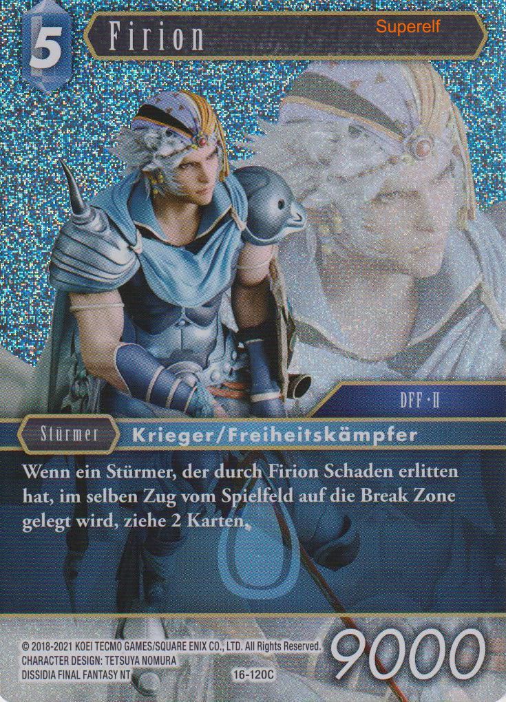 Final Fantasy Opus 16-120 C Firion Wasser