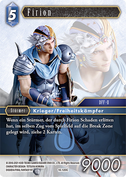 Final Fantasy Opus 16-120 C Firion Wasser