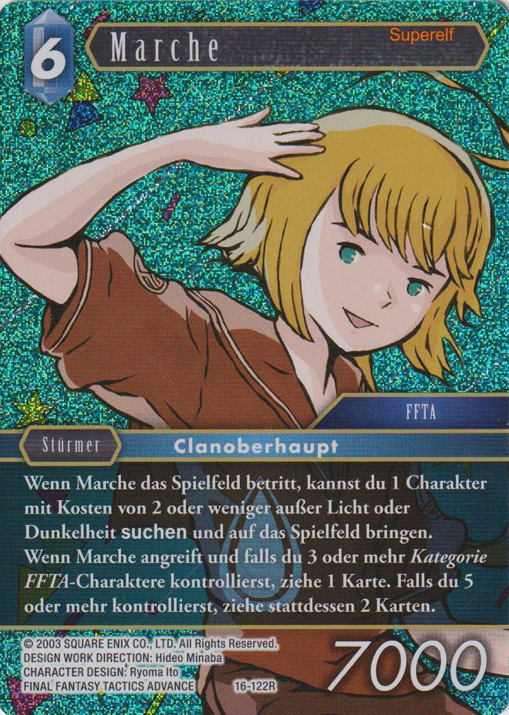 Final Fantasy Opus 16-122 R Marche Wasser