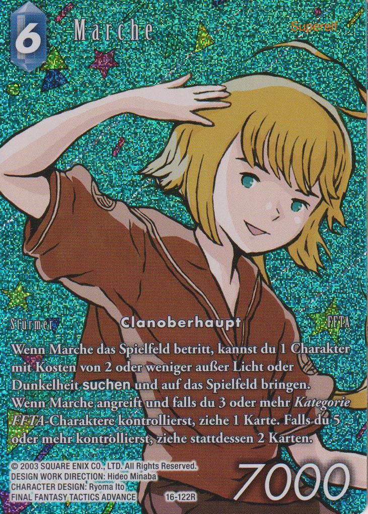Final Fantasy Opus 16-122 R Marche Wasser