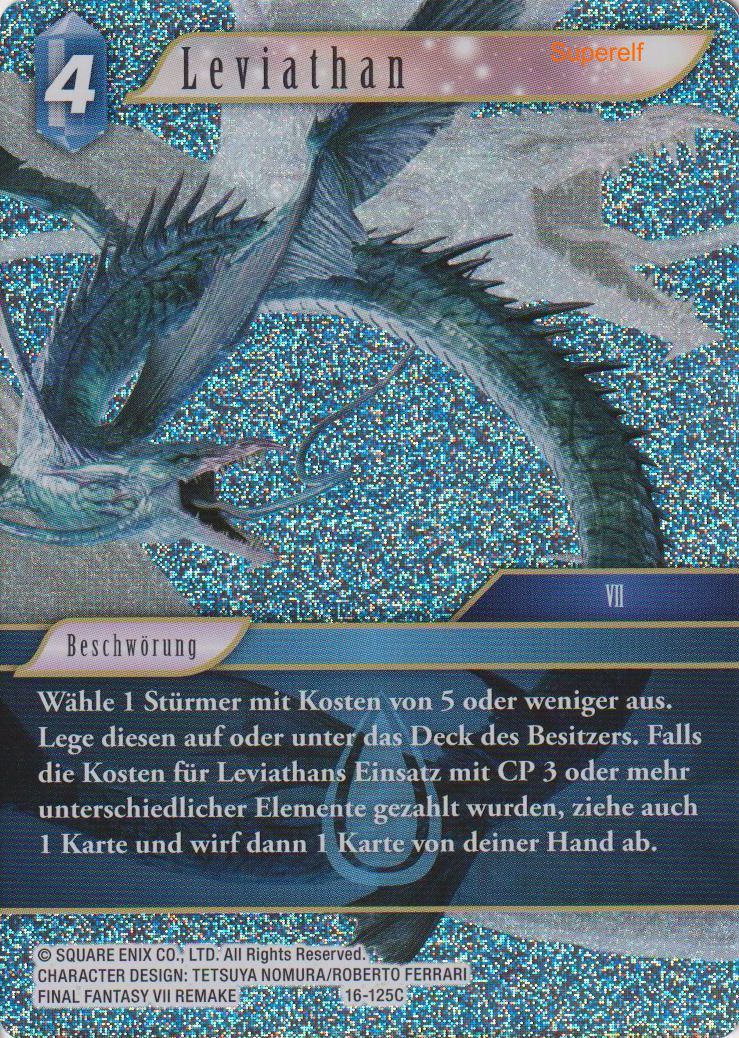 Final Fantasy Opus 16-125 C Leviathan Wasser