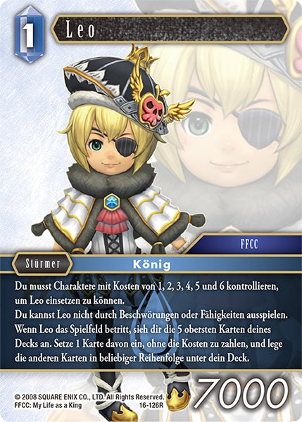 Final Fantasy Opus 16-126 R Leo Wasser