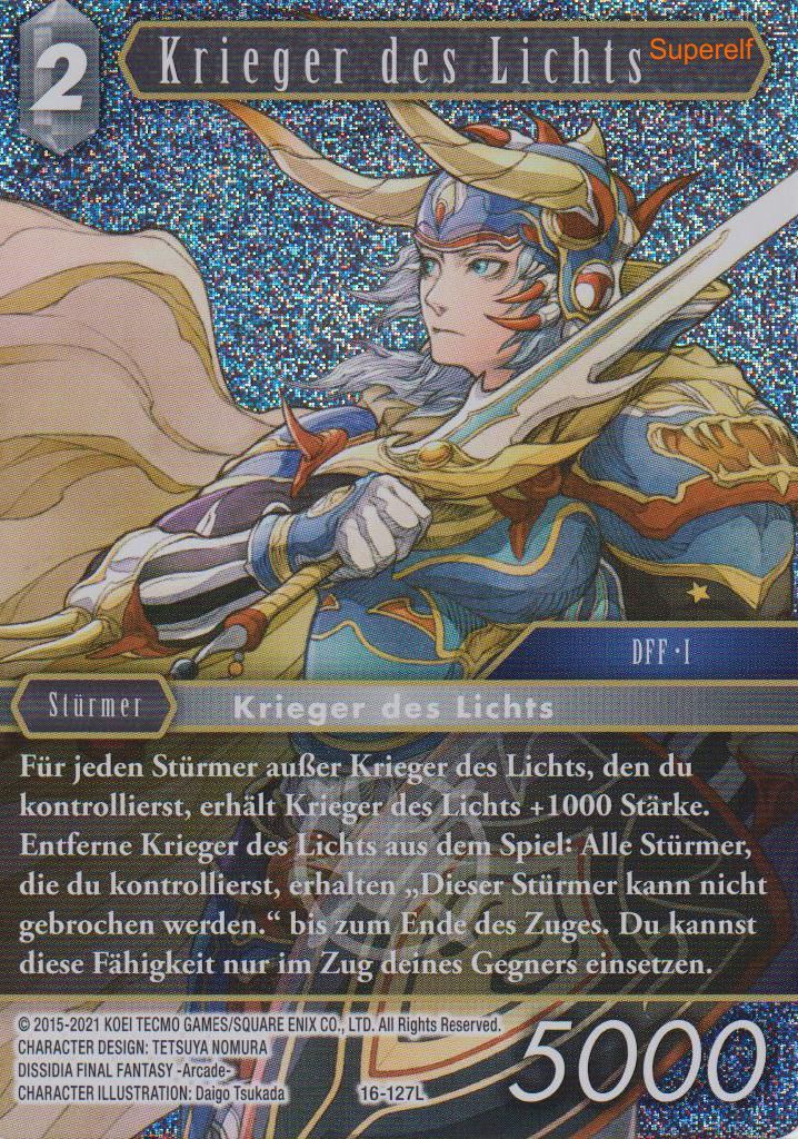 Final Fantasy Opus 16-127 L Krieger des Lichts Licht