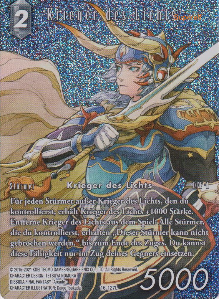 Final Fantasy Opus 16-127 L Krieger des Lichts Licht