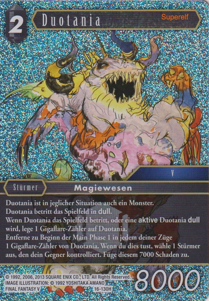 Final Fantasy Opus 16-130 H Duotania Dunkelheit