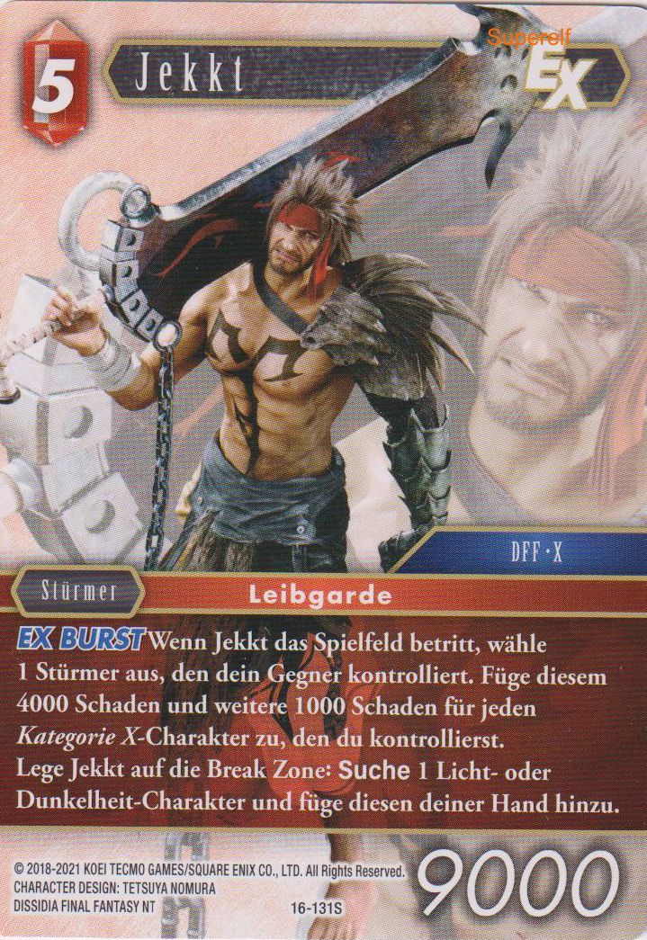 Final Fantasy Opus 16-131 S Jecht Feuer