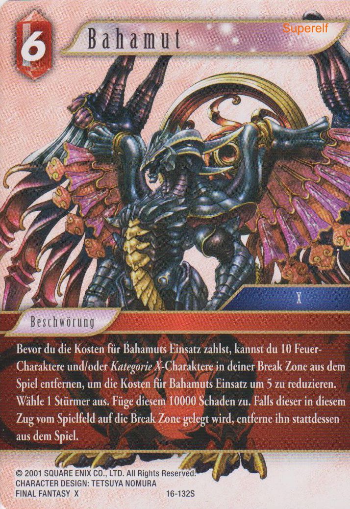 Final Fantasy Opus 16-132 S Bahamut Feuer