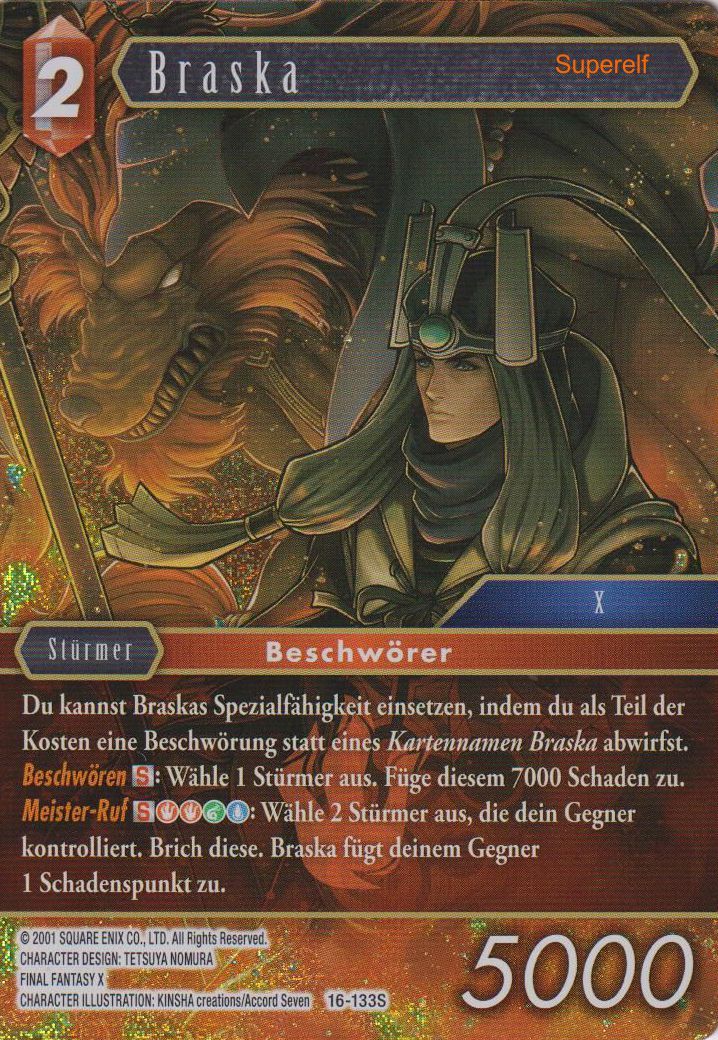 Final Fantasy Opus 16-133 S Braska Feuer