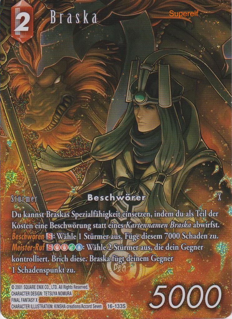 Final Fantasy Opus 16-133 S Braska Feuer