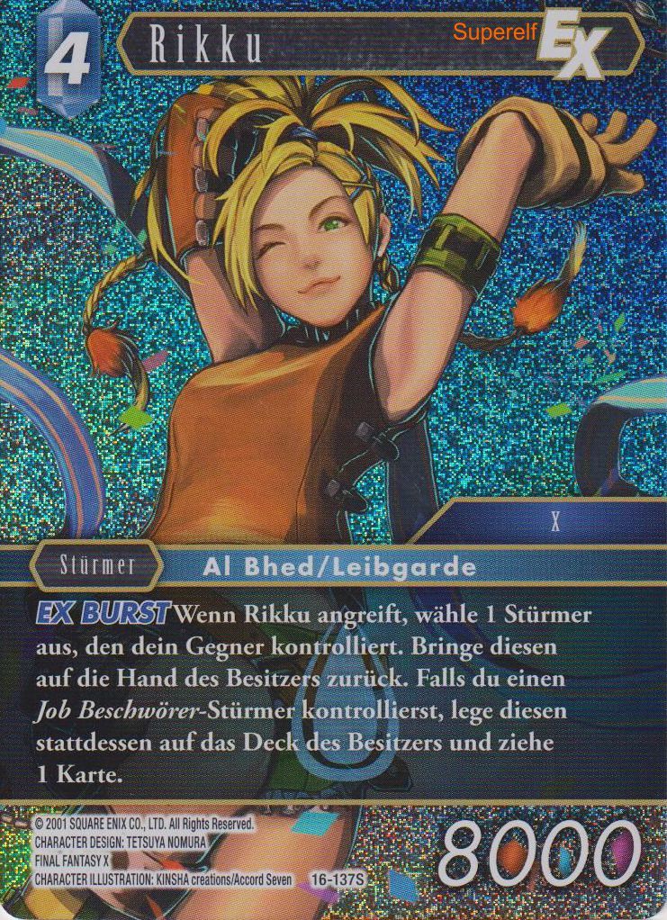 Final Fantasy Opus 16-137 S Rikku Wasser