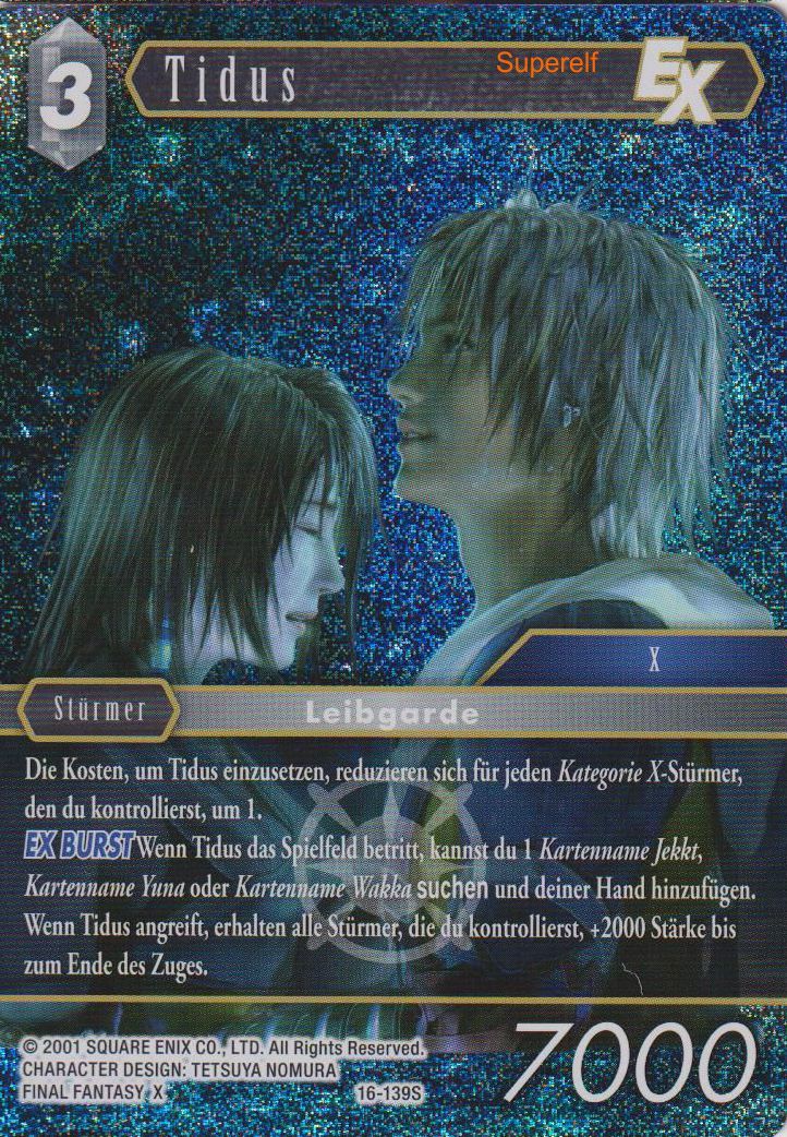 Final Fantasy Opus 16-139 S Tidus Licht