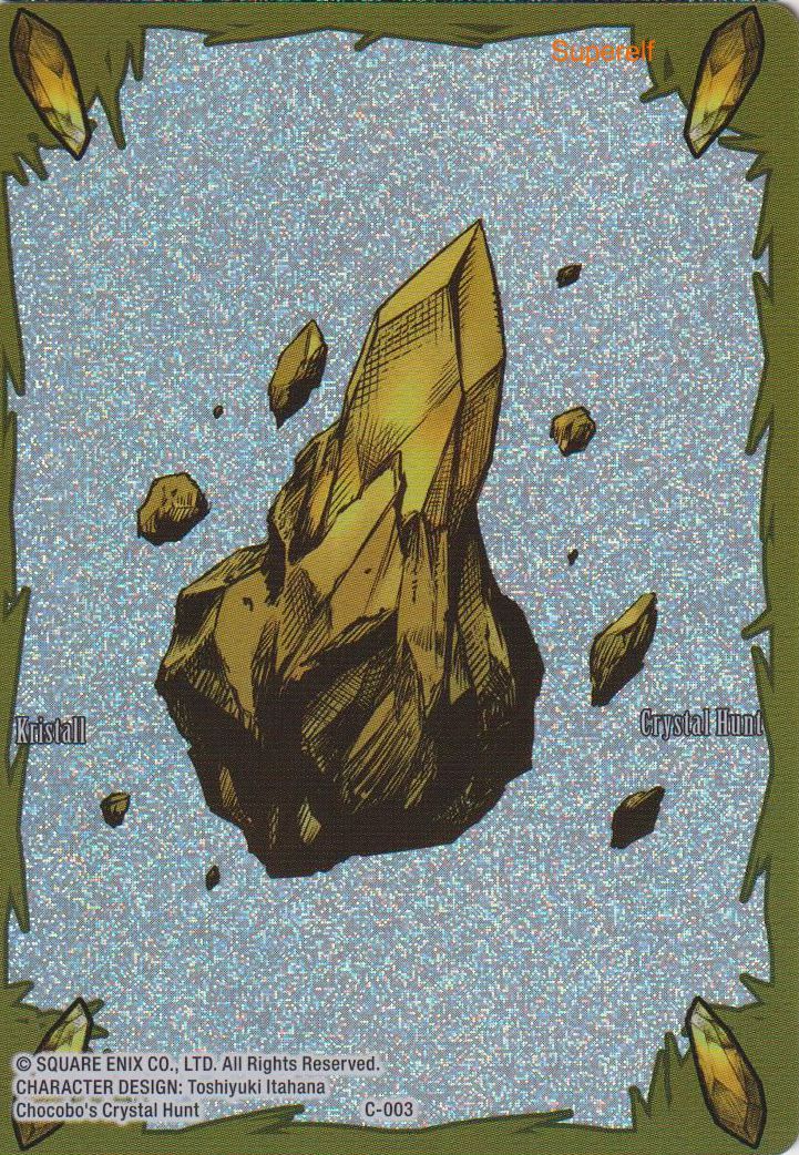 Final Fantasy Opus 16-C03 C Erde Kristall Token Token