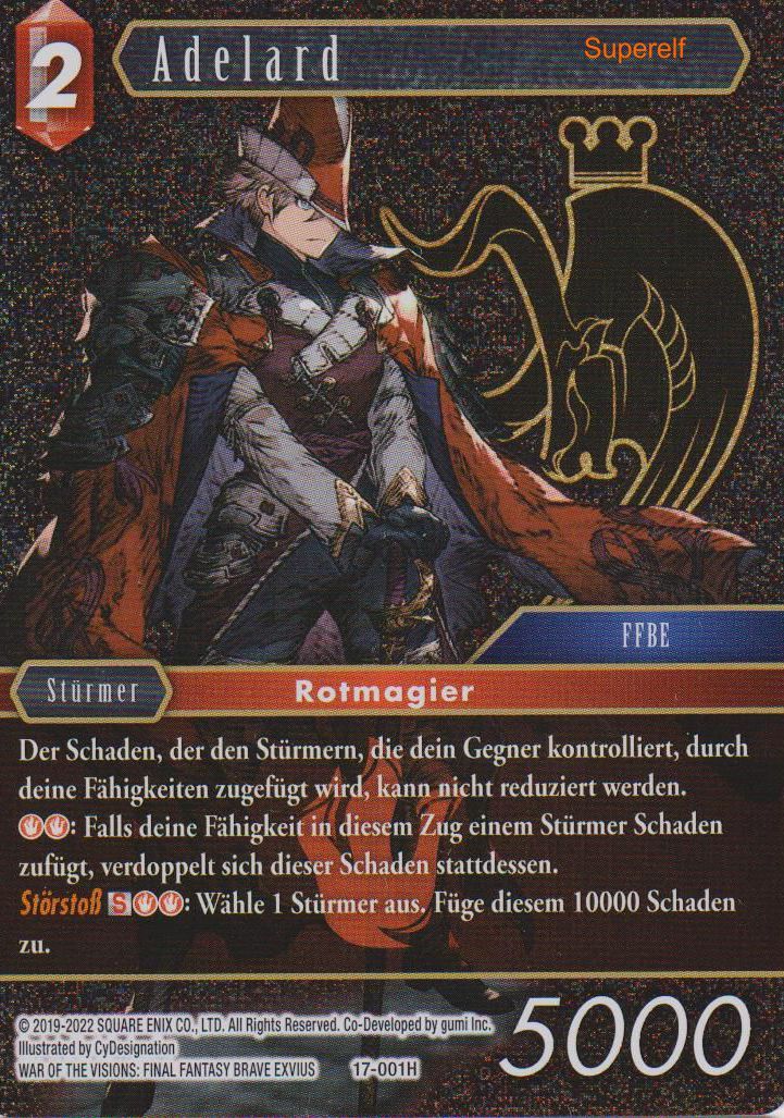 Final Fantasy Opus 17-001 H Adelard Feuer