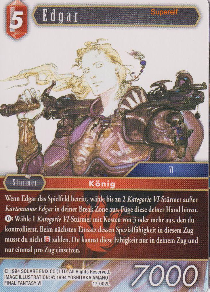 Final Fantasy Opus 17-002 L Edgar Feuer