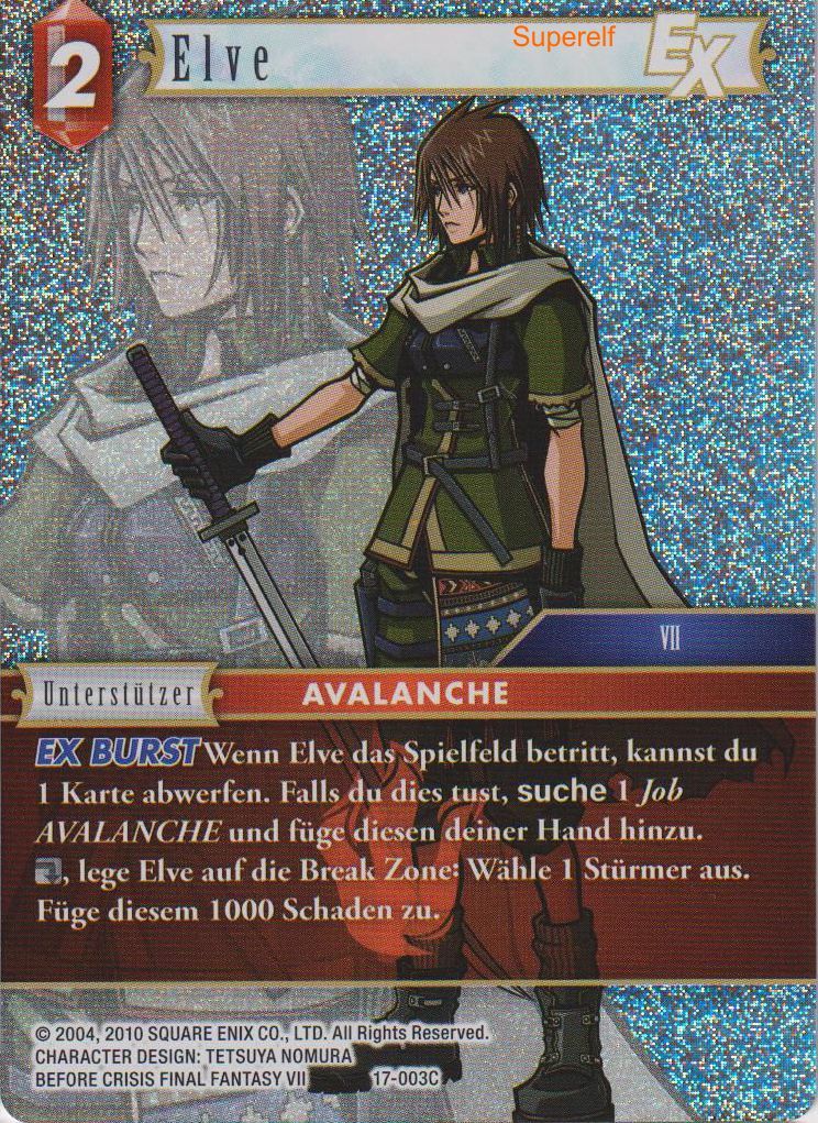 Final Fantasy Opus 17-003 C Elve Feuer
