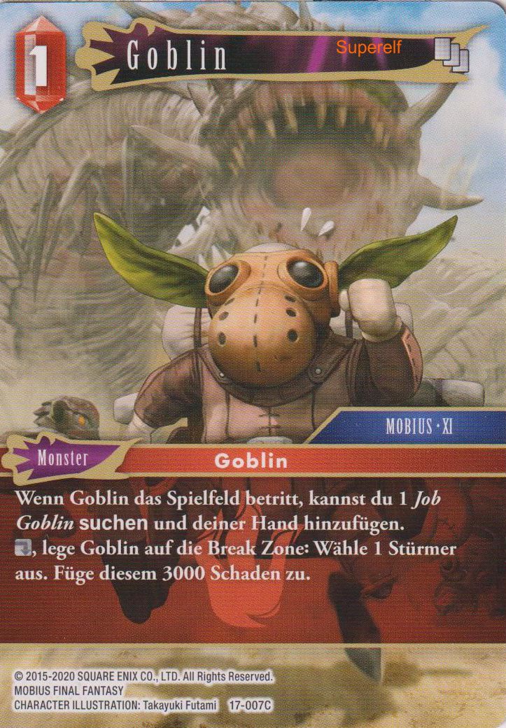 Final Fantasy Opus 17-007 C Goblin Feuer