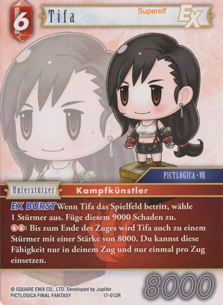 Final Fantasy Opus 17-012 R Tifa Feuer