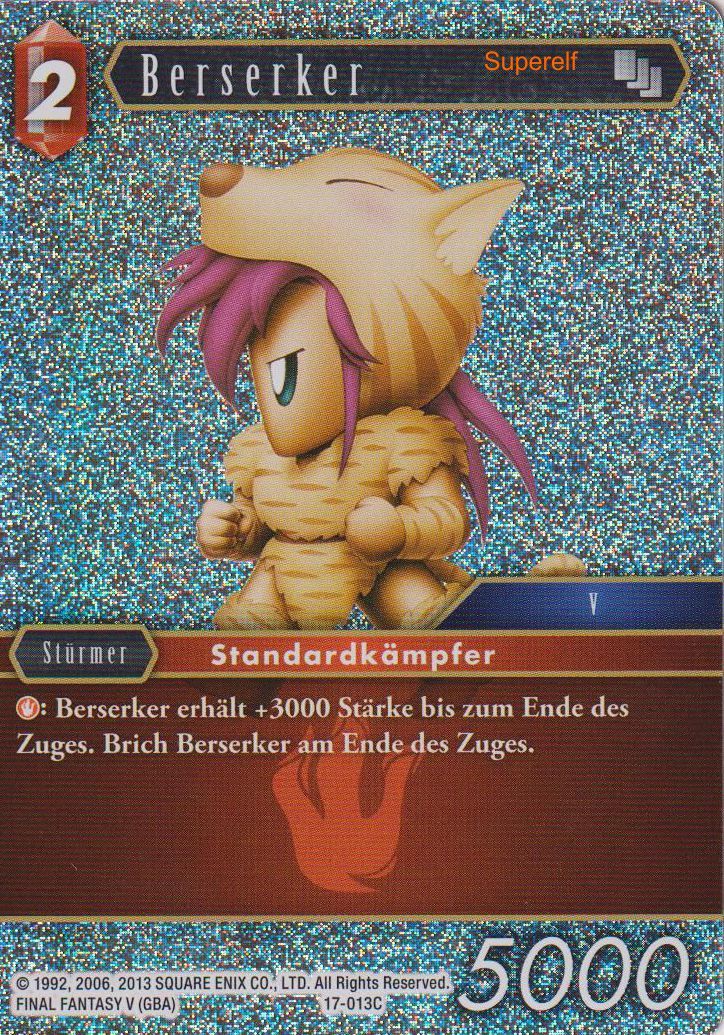 Final Fantasy Opus 17-013 C Berserker Feuer