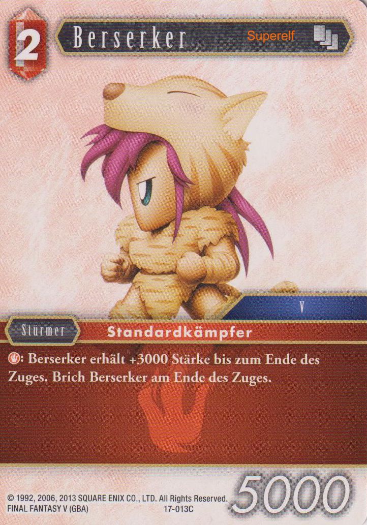 Final Fantasy Opus 17-013 C Berserker Feuer