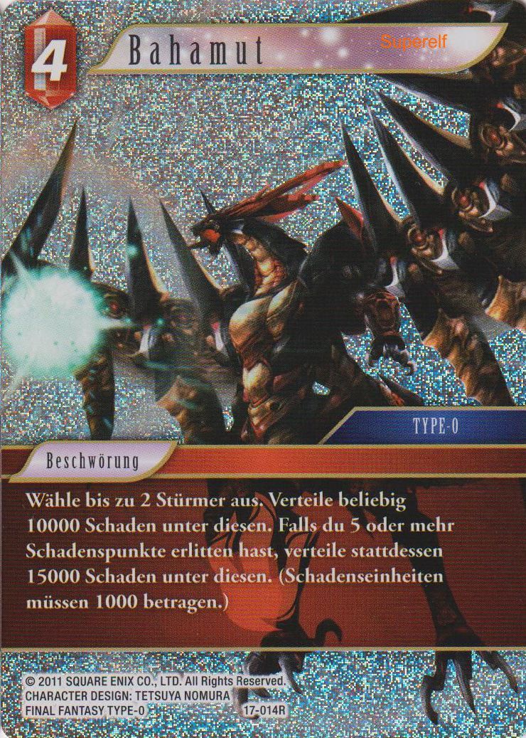 Final Fantasy Opus 17-014 R Bahamut Feuer
