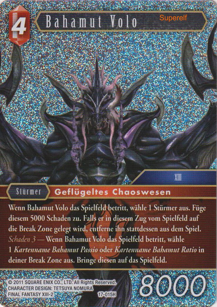 Final Fantasy Opus 17-015 H Bahamut Volo Feuer