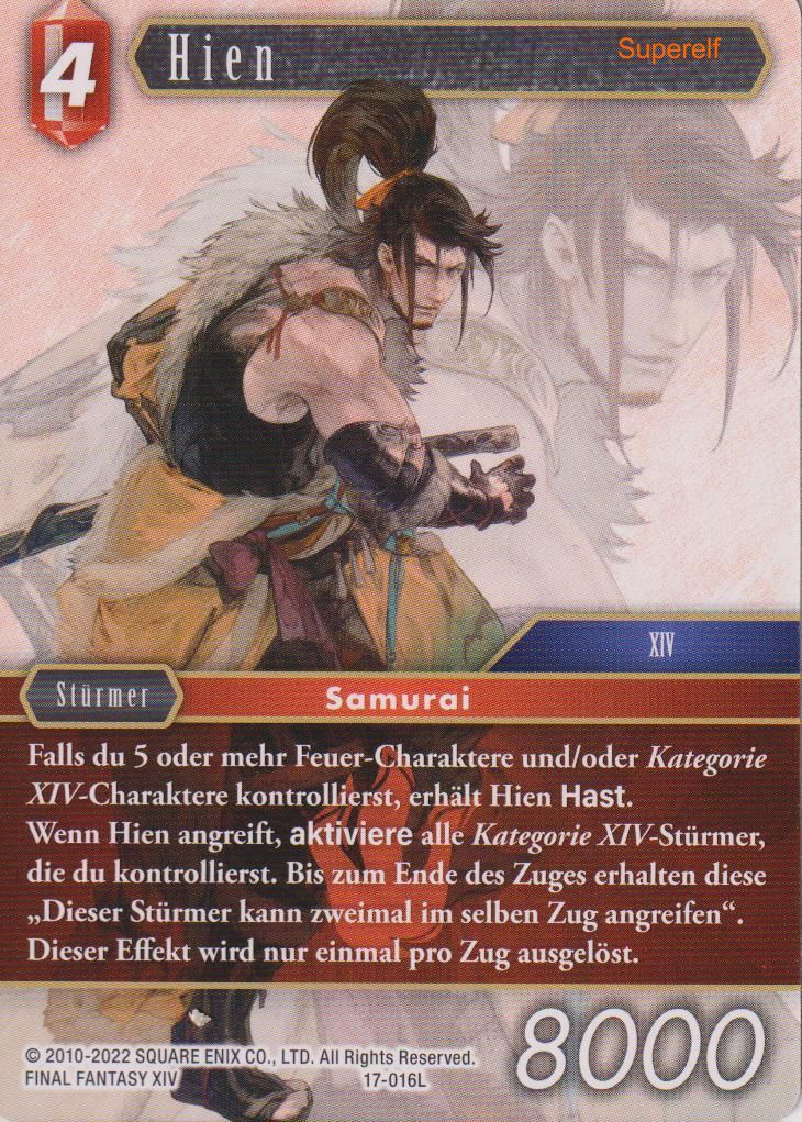 Final Fantasy Opus 17-016 L Hien Feuer