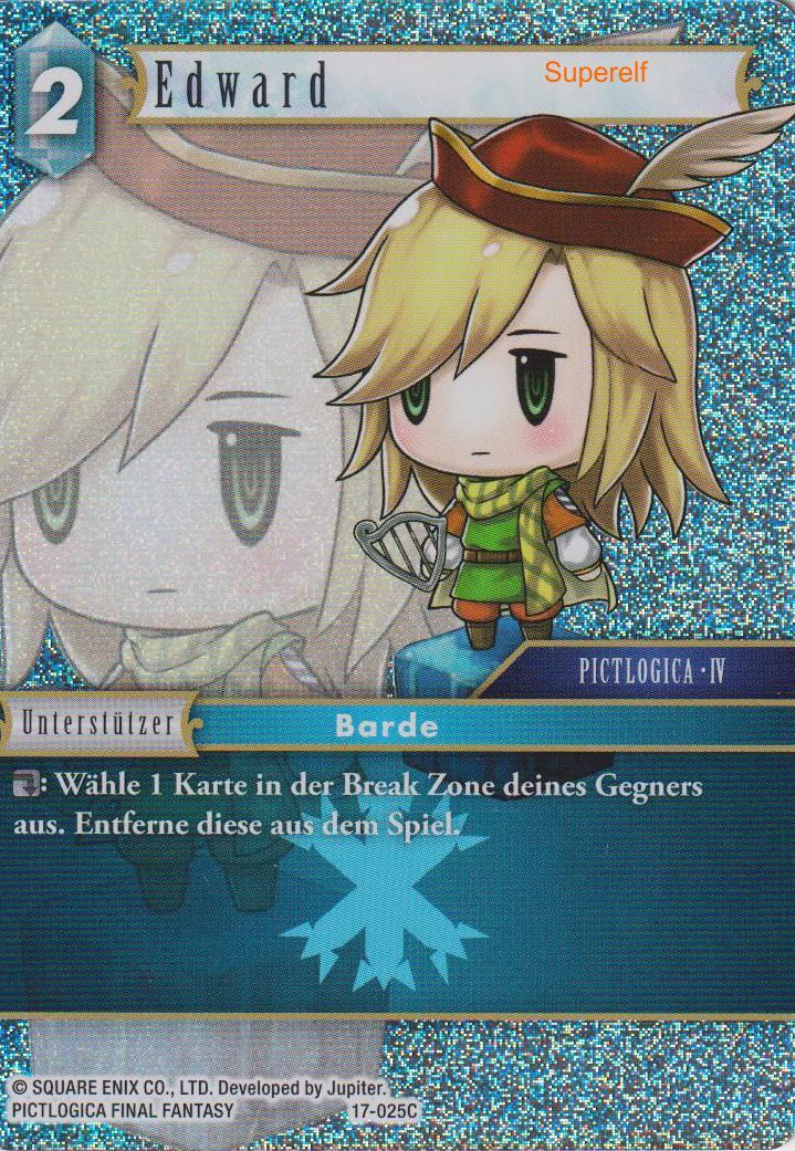 Final Fantasy Opus 17-025 C Edward Eis