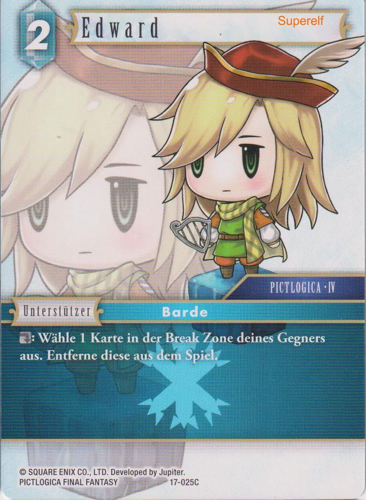Final Fantasy Opus 17-025 C Edward Eis