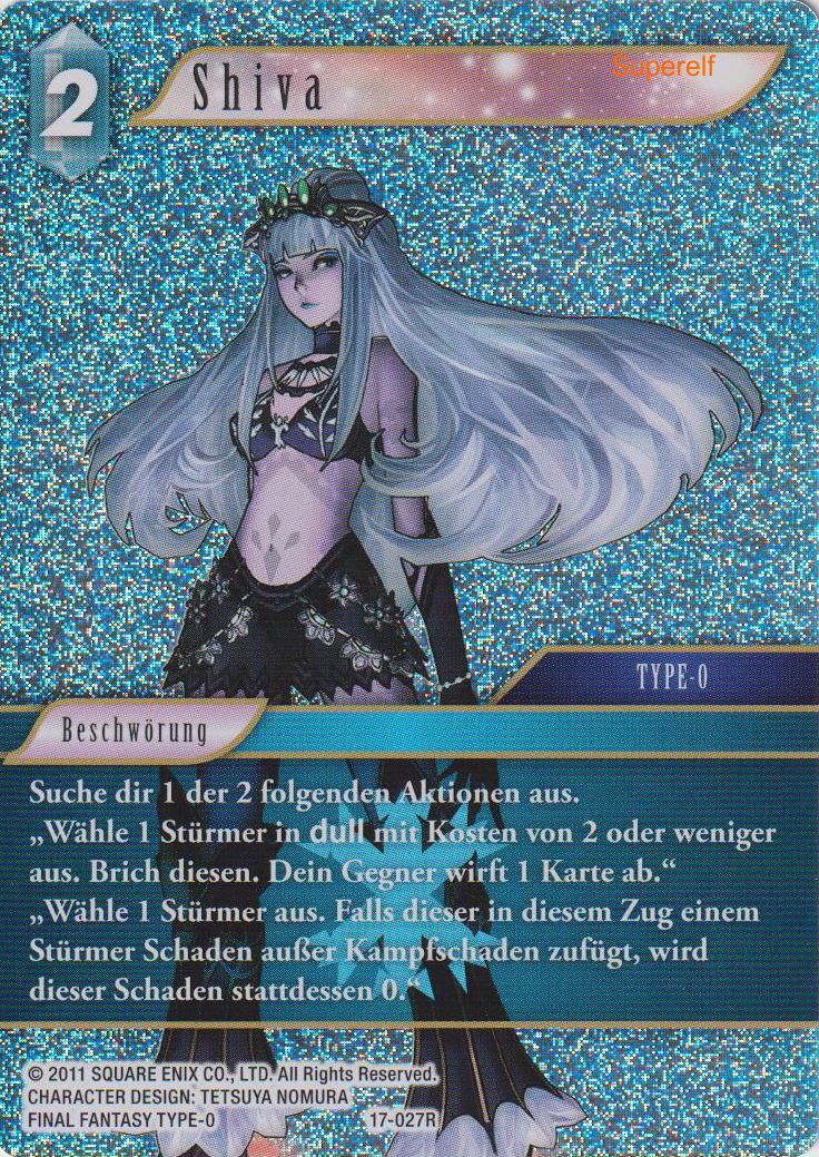 Final Fantasy Opus 17-027 R Shiva Eis