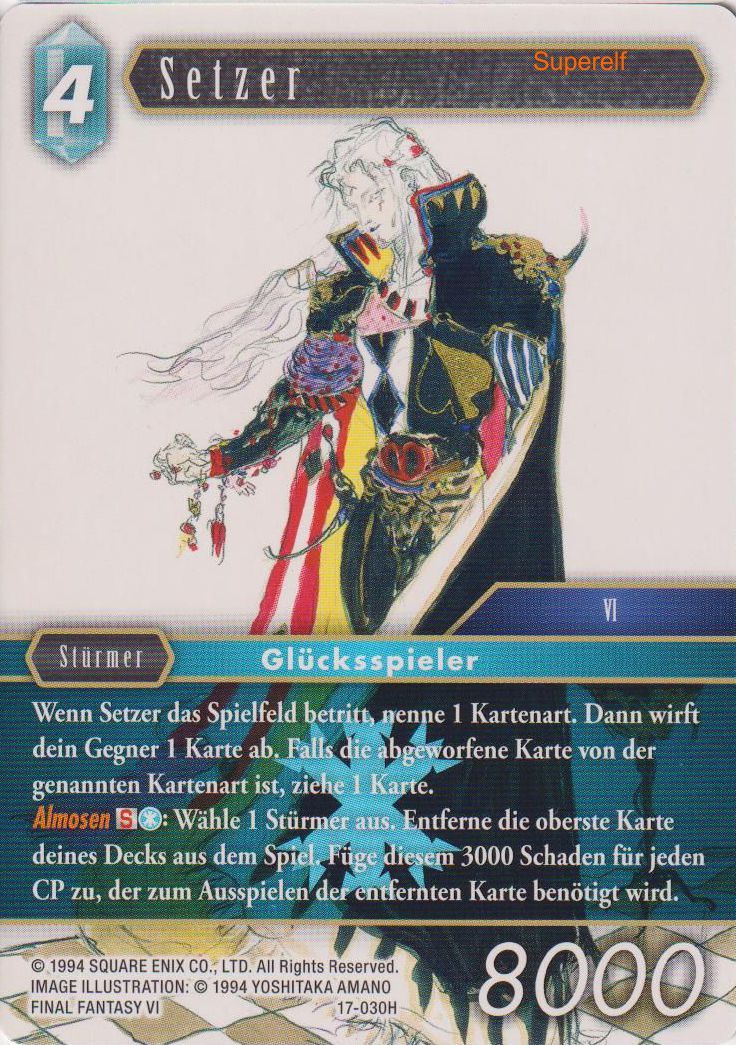 Final Fantasy Opus 17-030 H Setzer Eis