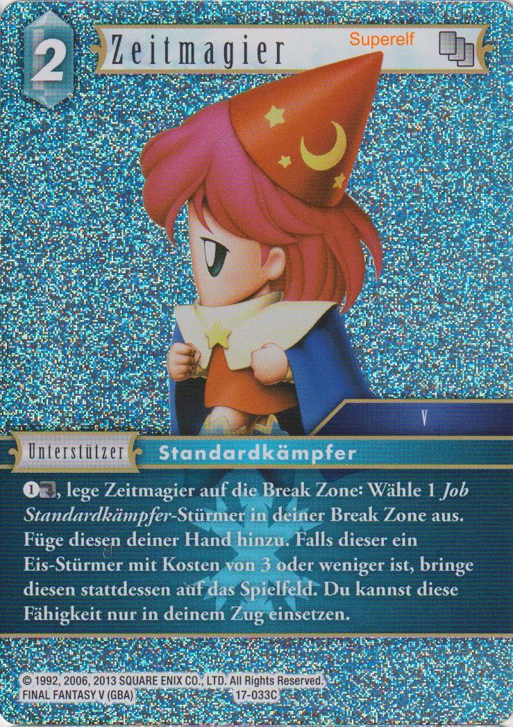 Final Fantasy Opus 17-033 C Zeitmagier Eis