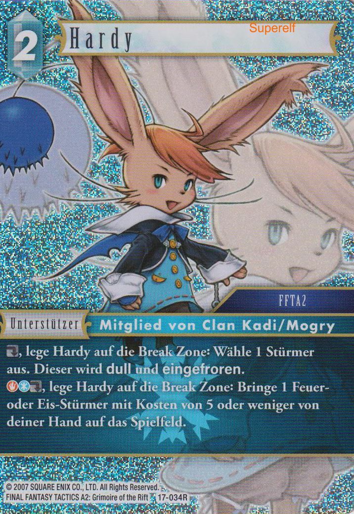 Final Fantasy Opus 17-034 R Hardy Eis