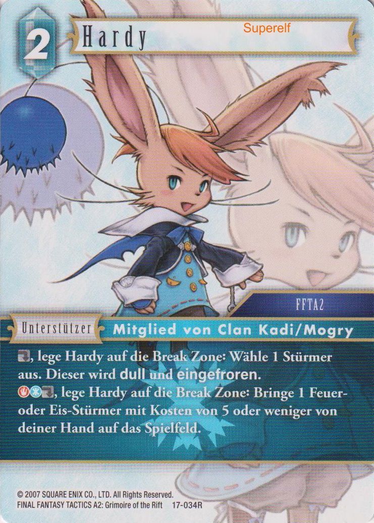 Final Fantasy Opus 17-034 R Hardy Eis