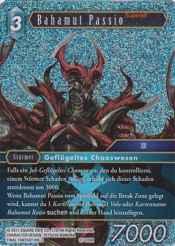 Final Fantasy Opus 17-035 R Bahamut Passio Eis