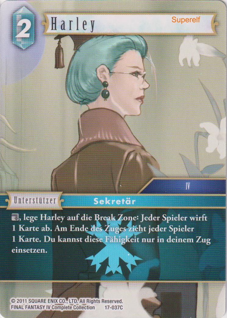 Final Fantasy Opus 17-037 C Harley Eis