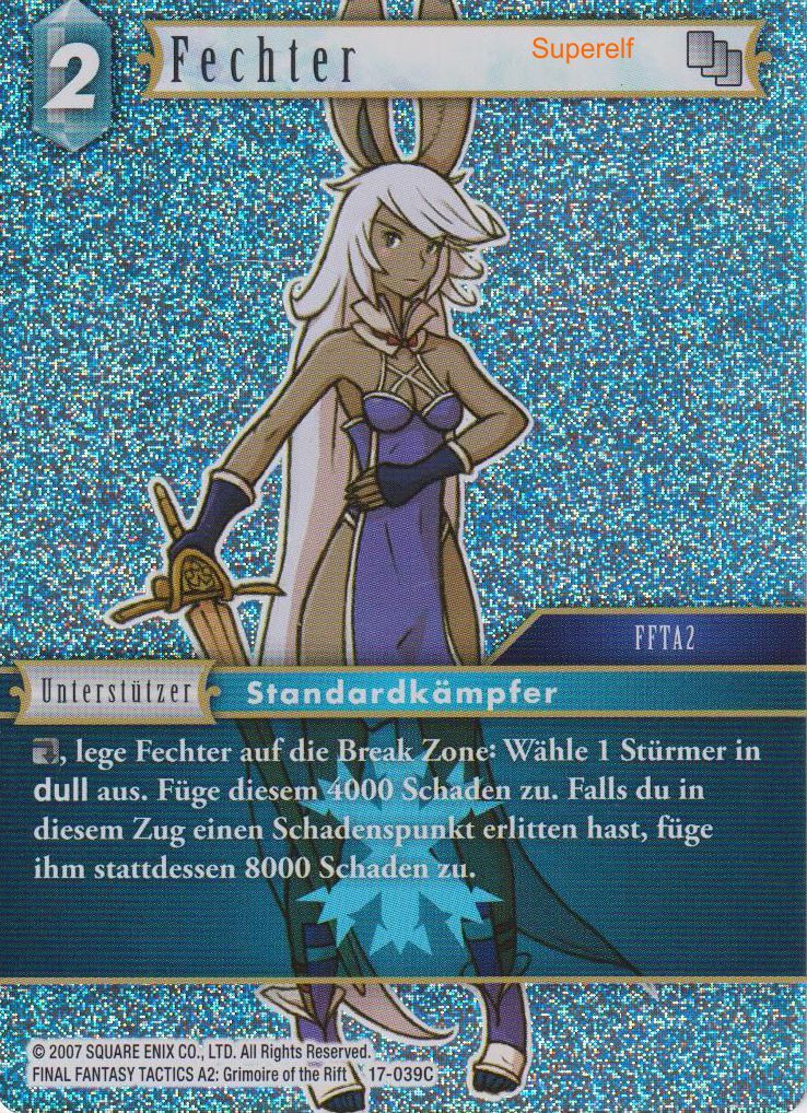 Final Fantasy Opus 17-039 C Fechter Eis